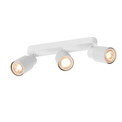 wall and ceiling luminaire PURI 2.0 - TUBE 3 flames, long GU10 IP20, white dimmable