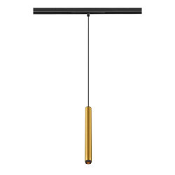 pendant luminaire GRIP! S 48V DALI for VDU workstation, DALI controllable IP20, gold matt dimmable