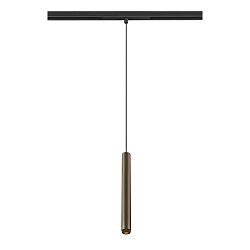 pendant luminaire GRIP! S 48V DALI for VDU workstation, DALI controllable IP20, bronze, mat dimmable