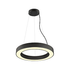 pendant luminaire MEDO� RING 60 PHASE for VDU workstation, CCT Switch IP20, black dimmable
