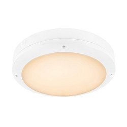 wall and ceiling luminaire OUTDOOR BULKHEAD V 360 CCT Switch, impact resistant, switchable IP65, white, lacquered 