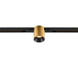 track spot FIXT-IT! round, built-in version, suitable for VDU workstation IP20, gold, black, lacquered dimmable