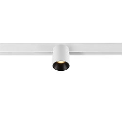 track spot FIXT-IT! round, surface-mounted version, suitable for VDU workstation IP20, black, white, lacquered dimmable