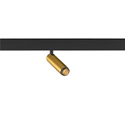 track spot GRIP! S suitable for VDU workstation IP20, gold, black, lacquered dimmable
