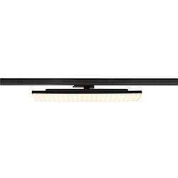 3-phase spot SIGHT PANEL square, suitable for VDU workstation IP20, black, lacquered 