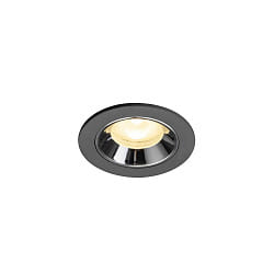 ceiling recessed luminaire NUMINOS� XS suitable for VDU workstation IP20, black dimmable