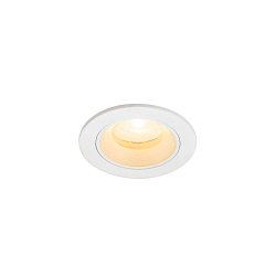 ceiling recessed luminaire NUMINOS� XS round, suitable for VDU workstation IP20, white, lacquered dimmable