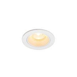 ceiling recessed luminaire NUMINOS� XS round, suitable for VDU workstation IP20, white, lacquered dimmable