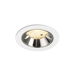 ceiling recessed luminaire NUMINOS� S suitable for VDU workstation IP20, chrome, white dimmable