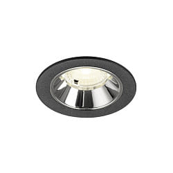 ceiling recessed luminaire NUMINOS� S suitable for VDU workstation IP20, chrome, black dimmable