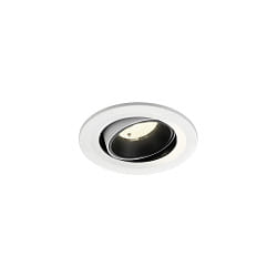 ceiling recessed luminaire NUMINOS� MOVE S swivelling, suitable for VDU workstation IP20, black, white dimmable