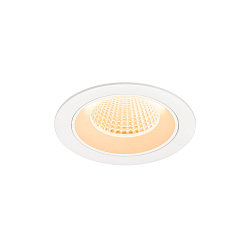 ceiling recessed luminaire NUMINOS� M round, suitable for VDU workstation IP20, white, lacquered dimmable