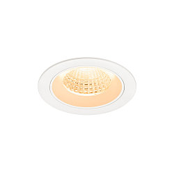 ceiling recessed luminaire NUMINOS� M round, suitable for VDU workstation IP20, white, lacquered dimmable