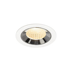 ceiling recessed luminaire NUMINOS� M suitable for VDU workstation IP20, chrome, white dimmable