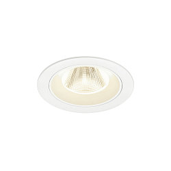 ceiling recessed luminaire NUMINOS� M round, suitable for VDU workstation IP20, white, lacquered dimmable