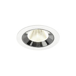 ceiling recessed luminaire NUMINOS� M suitable for VDU workstation IP20, chrome, white dimmable