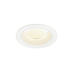 ceiling recessed luminaire NUMINOS� M round, suitable for VDU workstation IP20, white, lacquered dimmable