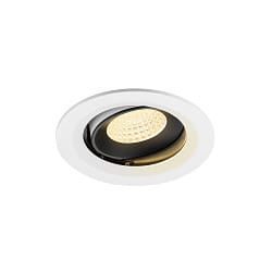 ceiling recessed luminaire NUMINOS� MOVE M swivelling, suitable for VDU workstation IP20, black, white dimmable