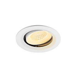 ceiling recessed luminaire NUMINOS� MOVE M round, suitable for VDU workstation IP20, white, lacquered dimmable