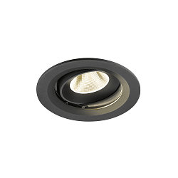 ceiling recessed luminaire NUMINOS� MOVE M round, suitable for VDU workstation IP20, black, lacquered dimmable