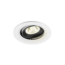 ceiling recessed luminaire NUMINOS� MOVE M swivelling, suitable for VDU workstation IP20, black, white dimmable