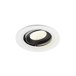 ceiling recessed luminaire NUMINOS� MOVE M swivelling, suitable for VDU workstation IP20, black, white dimmable