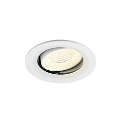 ceiling recessed luminaire NUMINOS� MOVE M round, suitable for VDU workstation IP20, white, lacquered dimmable