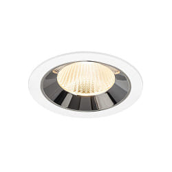 ceiling recessed luminaire NUMINOS� L suitable for VDU workstation IP20, chrome, white dimmable