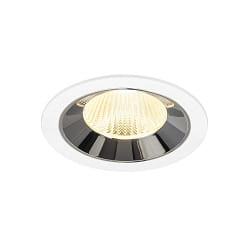 ceiling recessed luminaire NUMINOS� L suitable for VDU workstation IP20, chrome, white dimmable