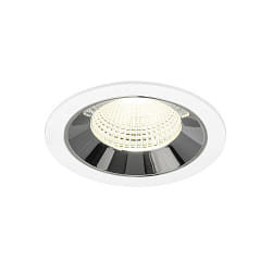 ceiling recessed luminaire NUMINOS� L suitable for VDU workstation IP20, chrome, white dimmable