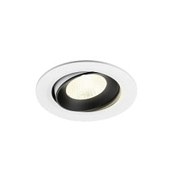 ceiling recessed luminaire NUMINOS� MOVE L swivelling, suitable for VDU workstation IP20, black, white dimmable