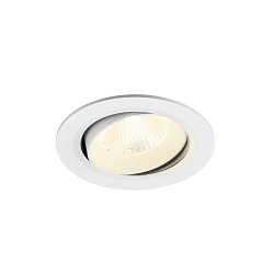 ceiling recessed luminaire NUMINOS� MOVE L round, suitable for VDU workstation IP20, white, lacquered dimmable