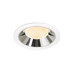 ceiling recessed luminaire NUMINOS� XL suitable for VDU workstation IP20, chrome, white dimmable