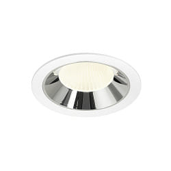 ceiling recessed luminaire NUMINOS� XL suitable for VDU workstation IP20, chrome, white dimmable