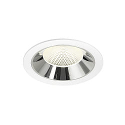 ceiling recessed luminaire NUMINOS� XL suitable for VDU workstation IP20, chrome, white dimmable