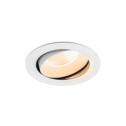 ceiling recessed luminaire NUMINOS� MOVE XL round, suitable for VDU workstation IP20, white, lacquered dimmable