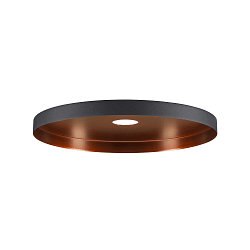 lamp shade LALU� PLATE 33, bronze, black