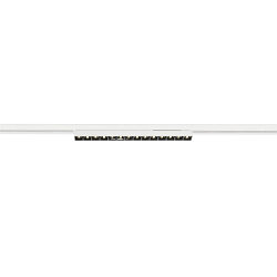 3-phase spot SIGHT EVO SINGLE square, suitable for VDU workstation IP20, black, white, lacquered 