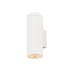 outdoor wall luminaire HELIA PRO L UP/DOWN cylindrical IP65, white, lacquered dimmable