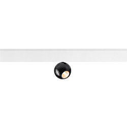 track spot DYSKO IP20, black, white dimmable