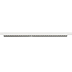 3-phase spot SIGHT EVO SINGLE square IP20, black, white, lacquered dimmable