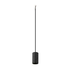 pendant luminaire FITU PD STONE E27 IP20, black dimmable