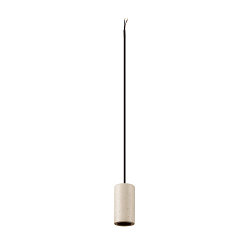 pendant luminaire FITU PD STONE E27 IP20, beige dimmable