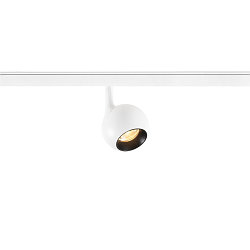 track spot LIGHT EYE� 2.0 round IP20, black, white, lacquered dimmable