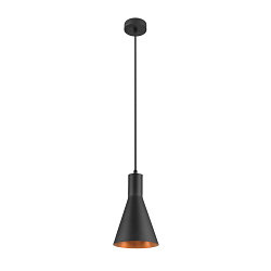 pendant luminaire LALU� SET CONE 15 E27 IP20, black dimmable