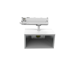 3-phase spot TRACKSPOT P swivelling IP20, white dimmable