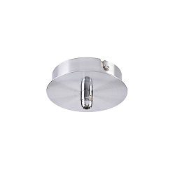 Ceiling canopy FITU 1, round, incl. strain relief, chrome
