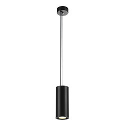 LED Pendant luminaire SUPROS 78 LED, round, 9W, 60�, 3000K, black