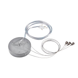 Suspension Set for 1-10V MEDO LED, 5-wire, silver grey