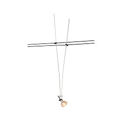 WIRE LUMINAIRE, for TENSEO low-voltage wire system, QR-C51, chrome